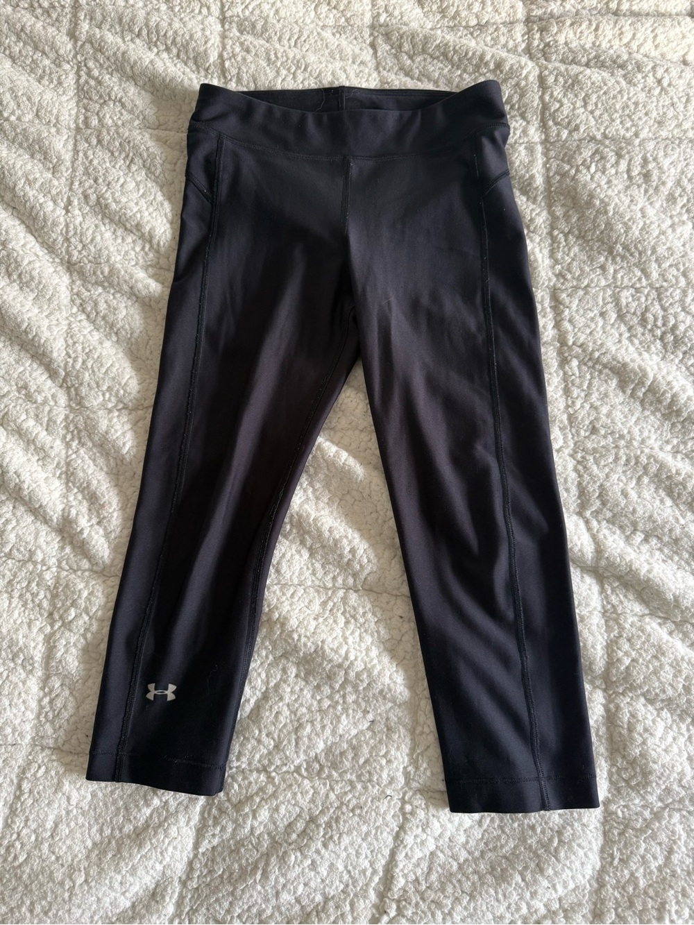Under Armour Black Cropped Training Leggings